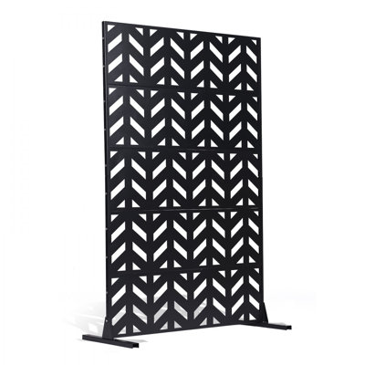Écrans d'intimité en métal pour patio pour l'extérieur 47 "x 72"
