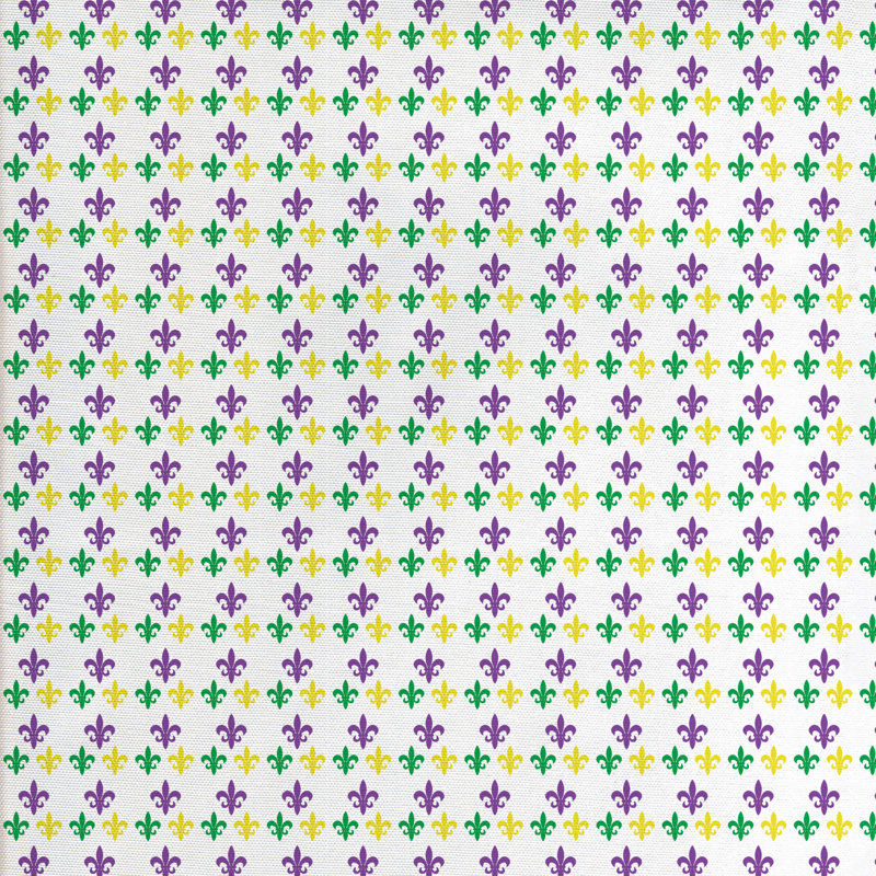 Tissu en gras mardi gras, l 36 po x L 360 po