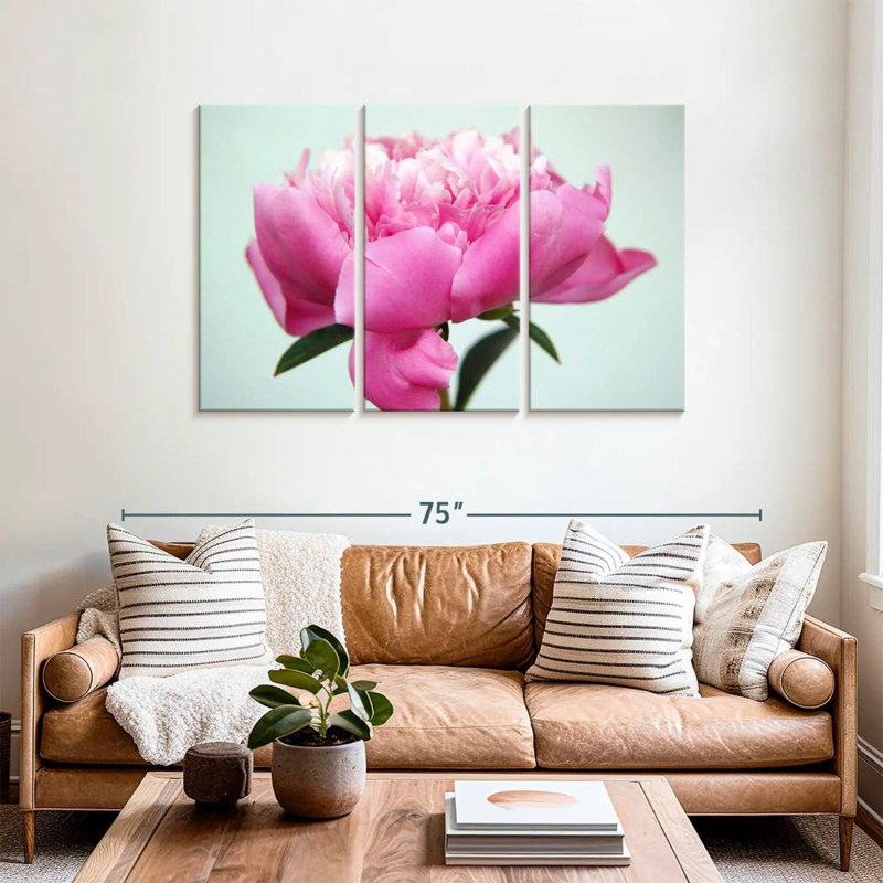 Fleur de pivoine Harnek, H 36 po x l 57 po