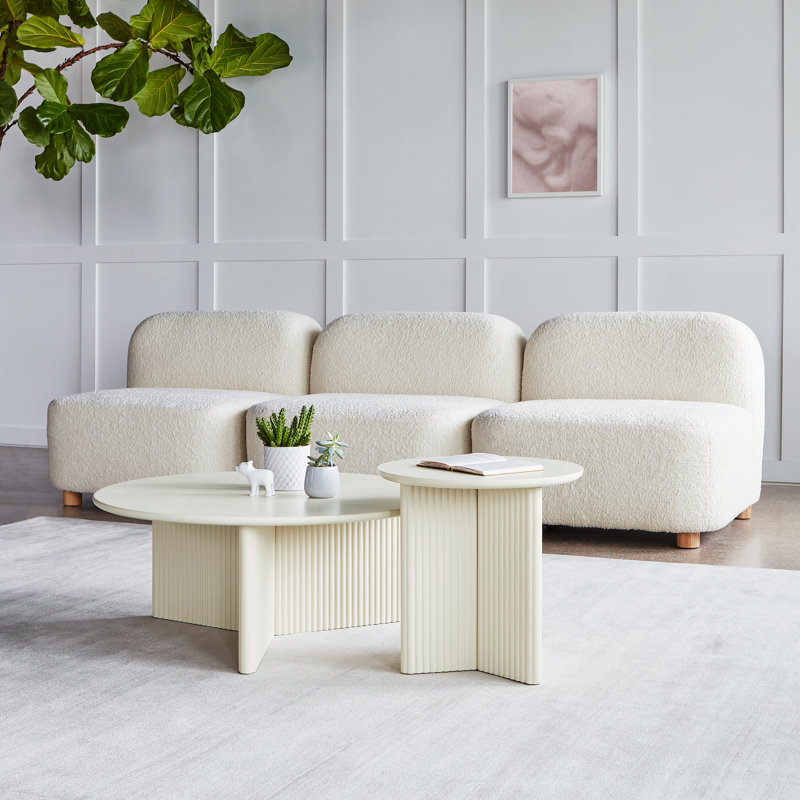 Odeon End Table, Pearl