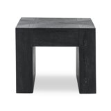 Solid Wood Sled End Table