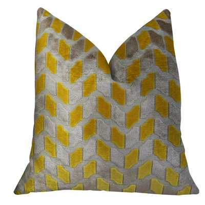 Coussin de luxe fabriqué à la main Snow