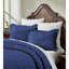 Ensemble de couvre-lit double / double en chenille 100% coton Heirloom Collection, couvre-lit à médaillon traditionnel avec taies décoratives assorties, certifié OEKO-TEX, doux, respirant, lavable à la machine, toutes saisons, bleu marine-78617198-78617195