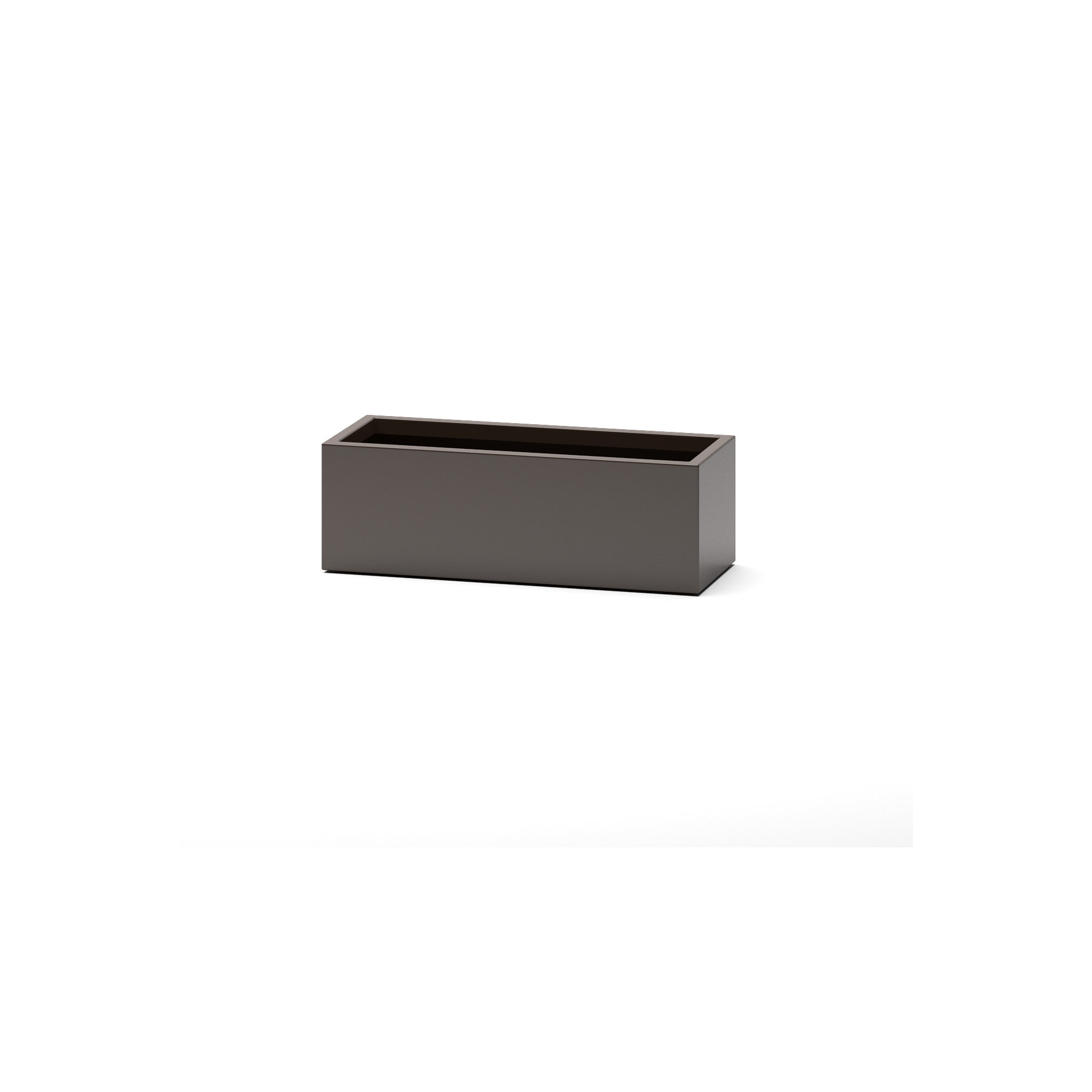 Rosann Handmade Planter Box, Brown, 12" H x 36" W x 14" D