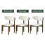 Ensemble de salle à manger moderne 5/7 pièces, ensemble de table de salle à manger rectangulaire pré-assemblé, ensemble de table de salle à manger en pierre frittée avec chaises en cuir de polyuréthane-2101034277-2101034328-2101034335