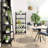59'' H x 28'' W 5-Tier Iron Ladder Bookcase Industrial Metal Freestanding Shelves Rack Organizer Display-2113947907