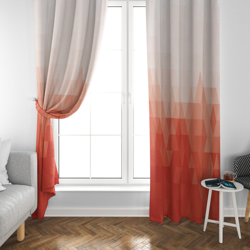 Rideau en polyester Calfee