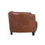 Fauteuil demi-tonneau en cuir Vicenza