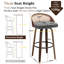 Leeana Swivel Bar Stool-529155401-529155398