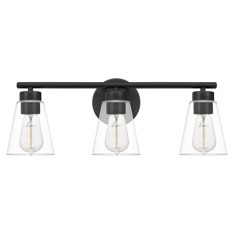 Seamus Dimmable Vanity Light, Matte Black