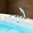 WOODBRIDGE 66" Acrylic Freestanding Double-Ended Soaking Bathtub & Deck-Mounted Faucet Set (Drilling Needed) -119379687