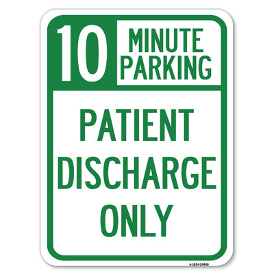 10 Minutes Parking - Patient Discharge Only/24640