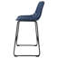 Ensemble de 2 chaises de comptoir rembourrées en similicuir Torence-1714328106