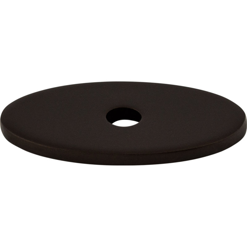 Oval  Backplate, Oiled Rubbed Bronze, 1.25" H x 0.75" W x 0.625" D
