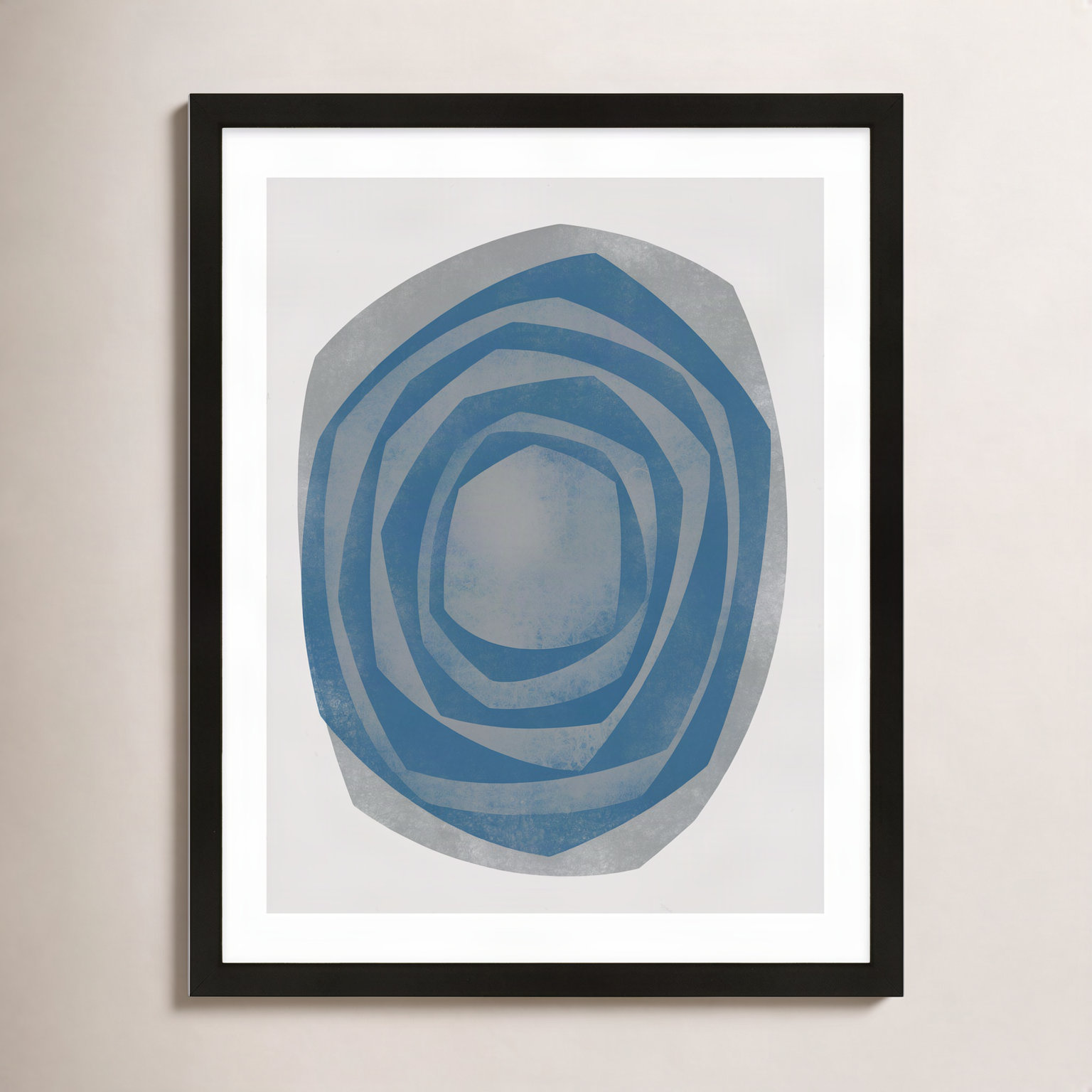 Vertigo "Vertigo 3" Print by Jacques Pilon, Black, 30" H x 24" W x 1.25" D