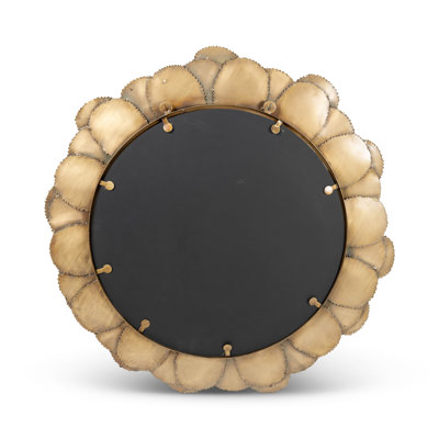 Jonica Iron Round Mirror