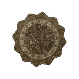 Hand-Knotted High-Quality Brown Area Rug