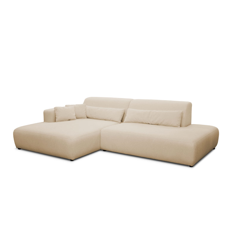 5 Seater Corner Sofa , Right Hand Facing, Tan