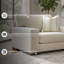 Chaise et demi en polyester Calloway