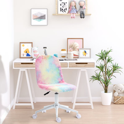 Knag Desk Chair PU Leather Office Chair Adjustable Height