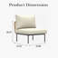 Chaise simple modulaire Layinsun