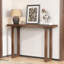 Console en bois massif - Table d'entrée étroite 47,2 pouces, noyer