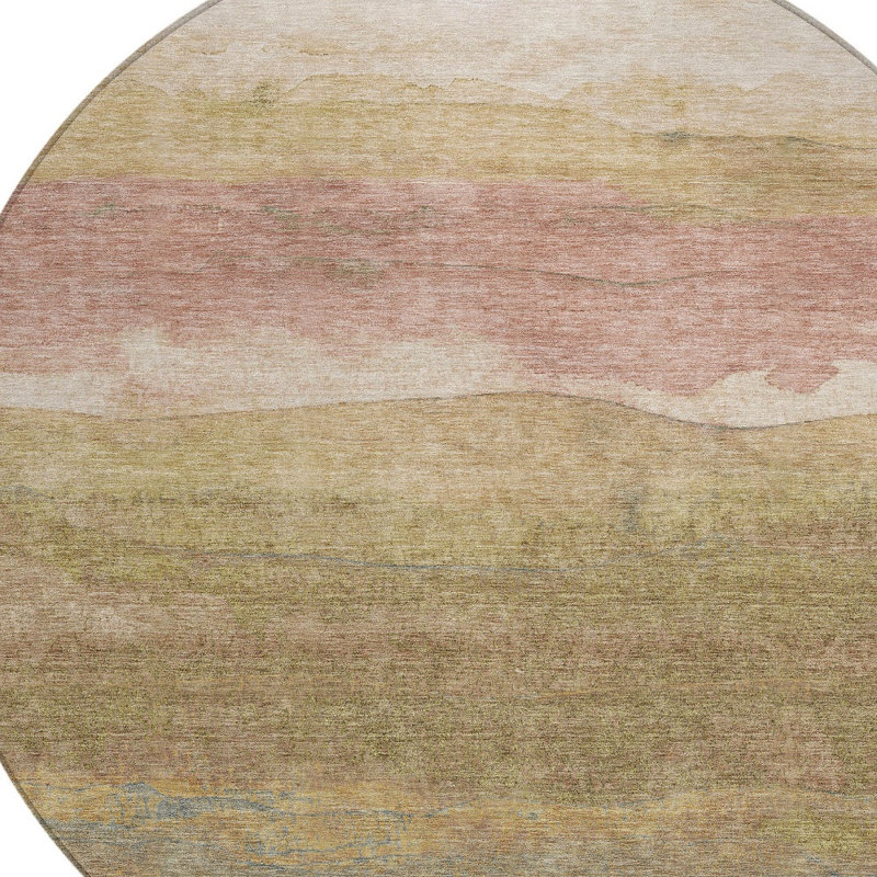 Tapis d'intérieur rond 8 po