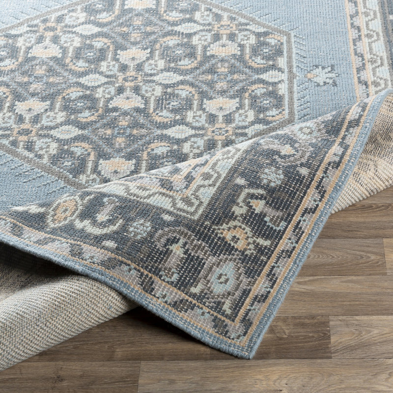 Elsea Wool Oriental Indoor Rug, Rectangle 3'6" x 5'6"