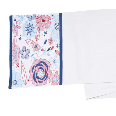 Patriotic Floral Runner