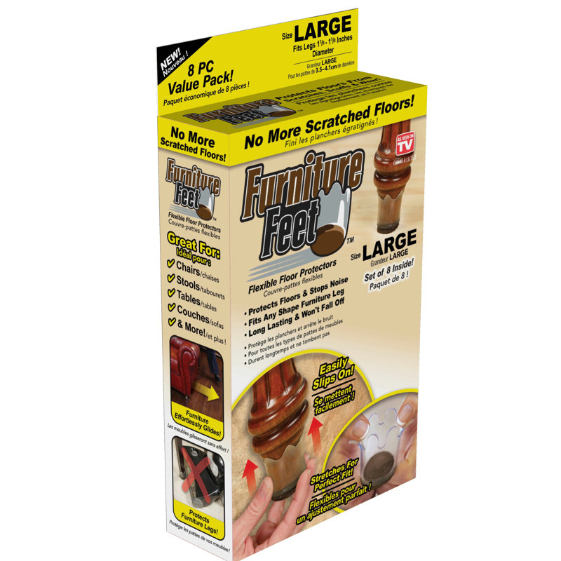Capuchons de protection pour pieds de meubles