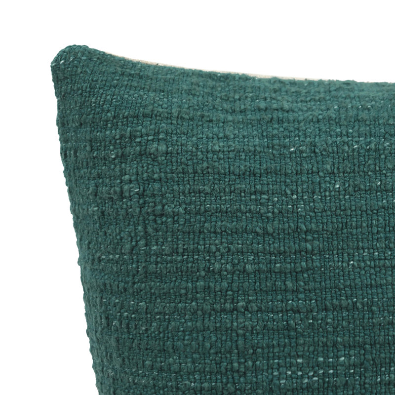 Fable Indoor/Outdoor Pillow Cover & Insert, Rectangle 14"H x 20"W, Green