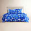 Mairmekko Unikko Blue Cotton Reversible Duvet Cover Set