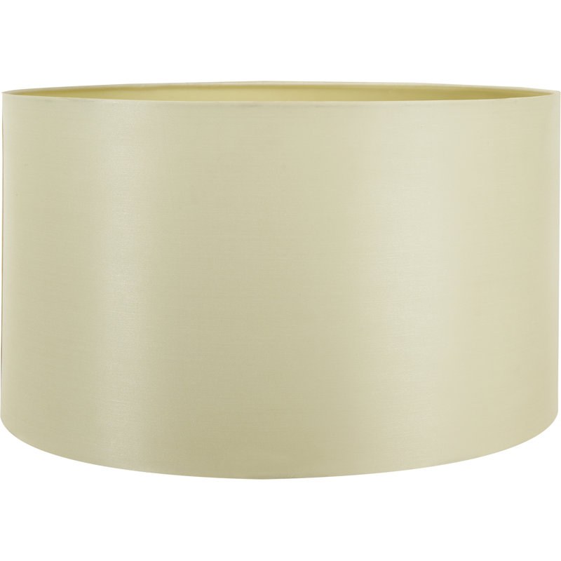 Hindenach 26cm H Silk Drum Lamp Shade ( Screw On ), Almond