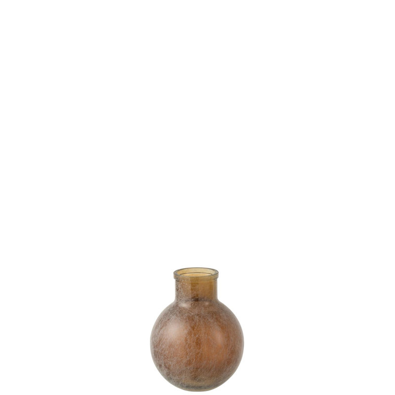 Hutchinson Glass Table Vase 1, Brown