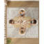Solid Wood Base Dining Table-1493415699