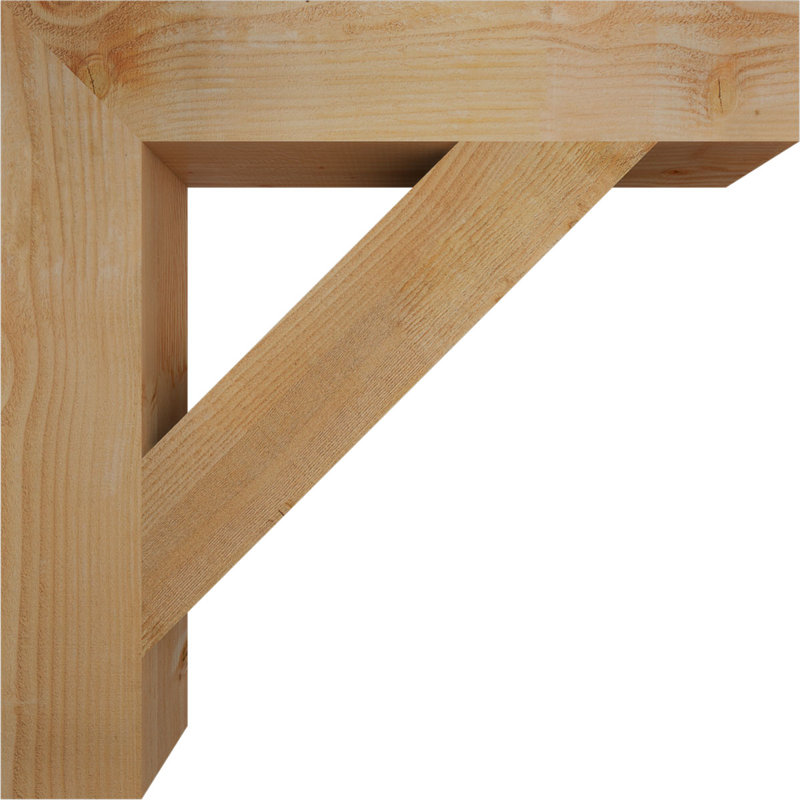 Support de bloc traditionnel, H 34 po x l 6 po x P 34 po, Douglas (sciage brut)