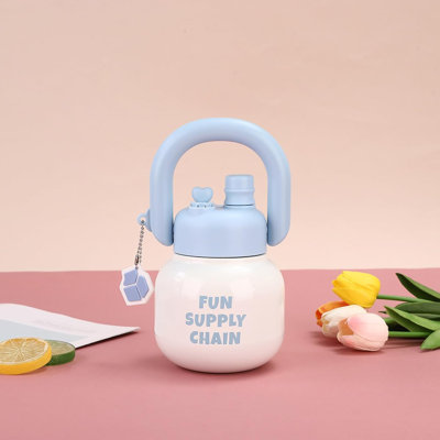 Water Bottle Insulated With Straw 680 Ml