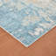Tapis abstrait doré / bleu Brazell-445512148