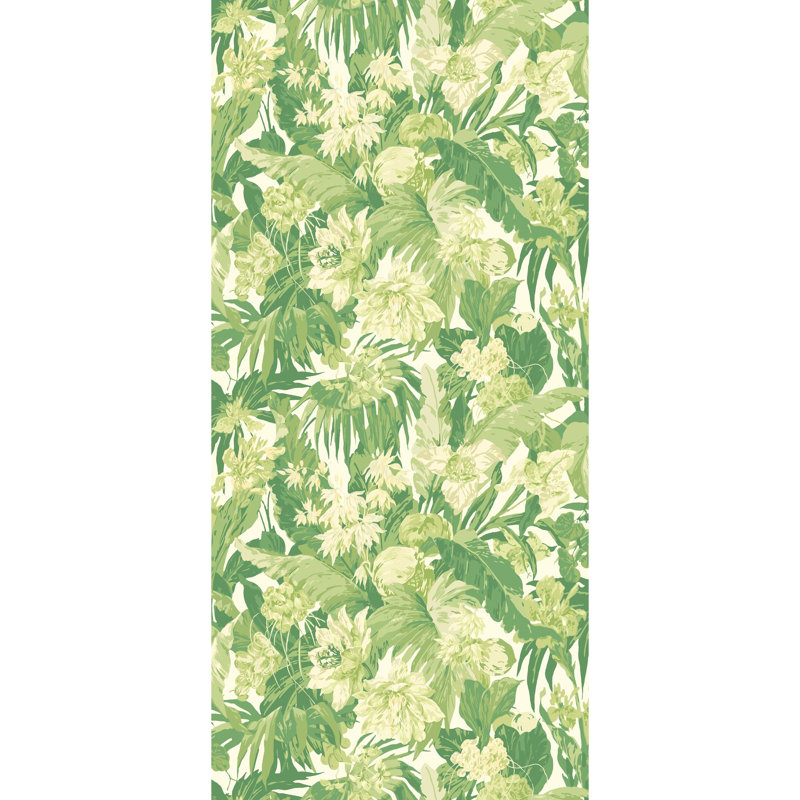 Originals Floral Non-Woven Roll, Green