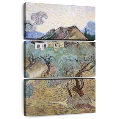 White Cottage Among Olive Trees