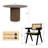 Rees 4 - Person Pedestal Dining Set