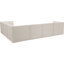 Canapé modulaire réversible en velours Hétal-87385007