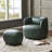 Overstreet 23" Wide Faux Leather Upholstered Ottoman-290593064