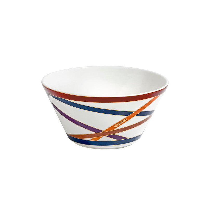 Missoni Fruit Bowls NASTRI Set Of 2  Multicolor Diam. 5", H 2.5"