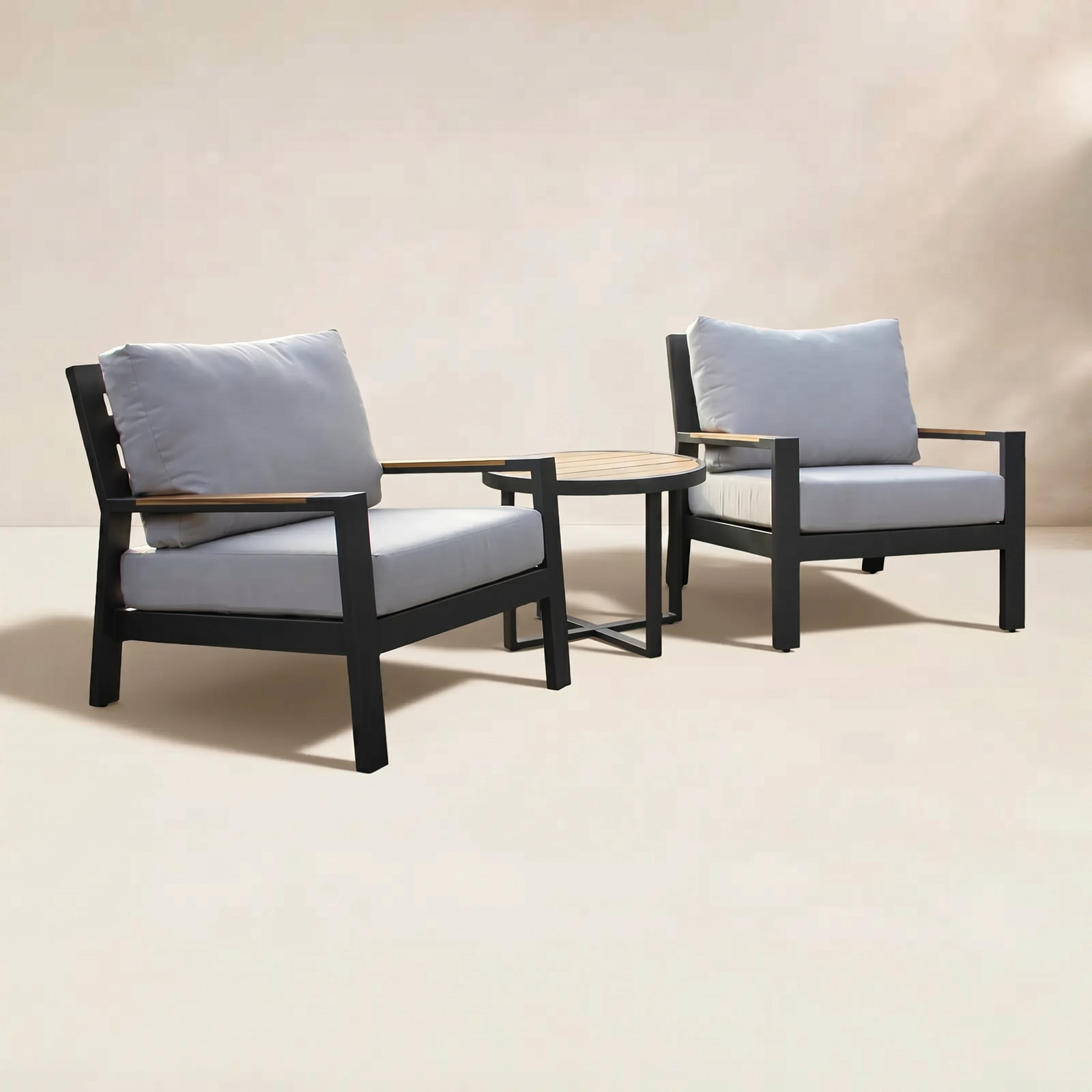 Jayton 3 Pc. Portofino Seating Group With Matching Accent Table