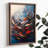 Stunning Decorative Framed MDF Painting, 13.8 x 18.5 x 0.8 inches | 100% MDF with 3 mm Thickness, Elegant Pine Wood Frame | UV Printed Artwork for Home Decor, Perfect for Living Room & Bedroom Accent