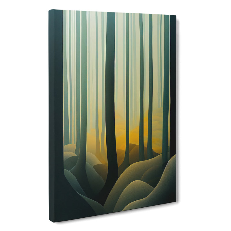 Classic Forest - Print, Wrapped Canvas, 50cm H x 35cm W x 3cm D, No Matte