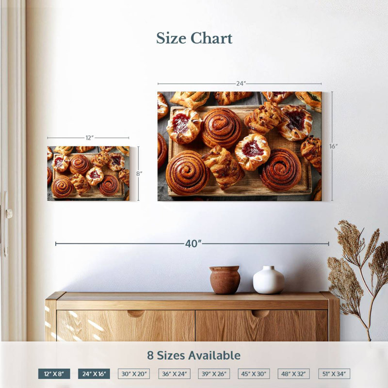 Boulangerie danoise Yarlin, H 16 po x l 24 po