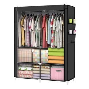 Meriwether 43'' Fabric Portable Wardrobe