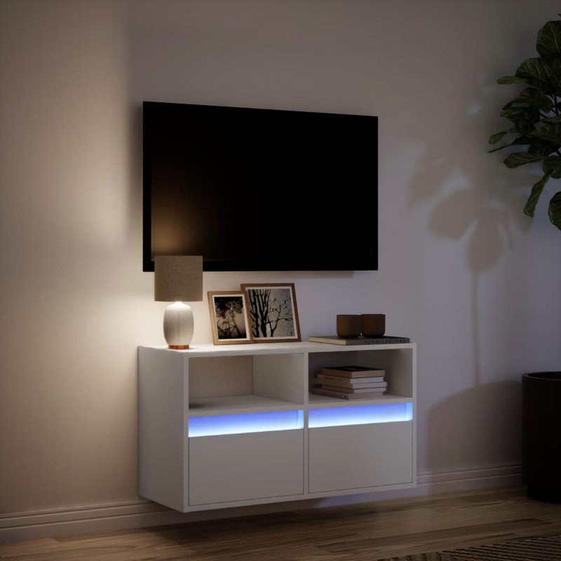 Dallton Unfinished TV Stand, 80cm, White